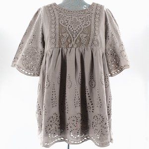 Marie b Cutwork Embroidery Tunic L